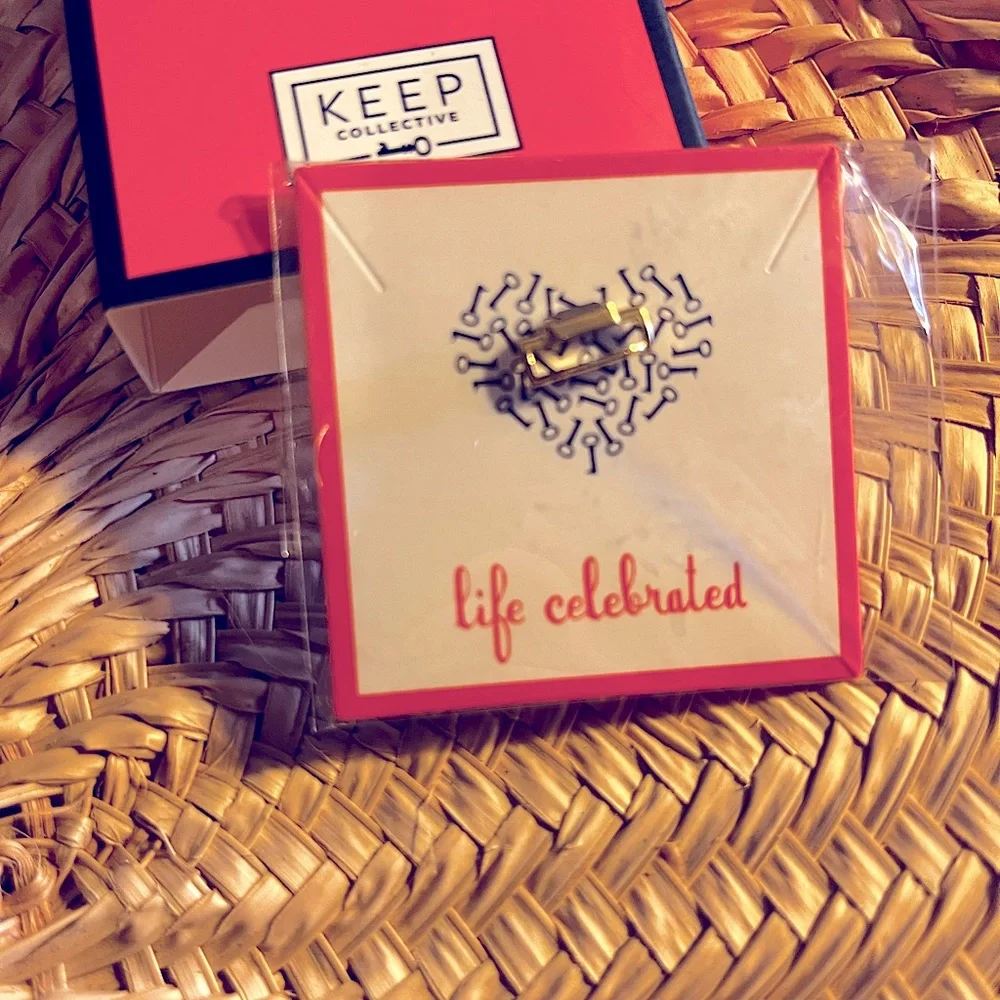 KEEP Collective Amethyst & Gold Slide Charm - Picture 4 of 4